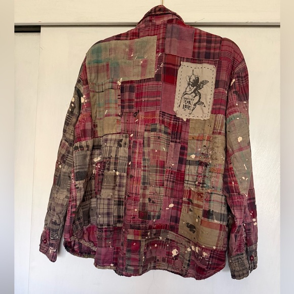 Magnolia Pearl Pink Madras Kelly Shirt EUC - Picture 4 of 5